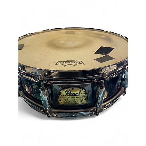 Used Pearl 14X5 Chad Smith Snare Black Chrome Drum Black Chrome 210