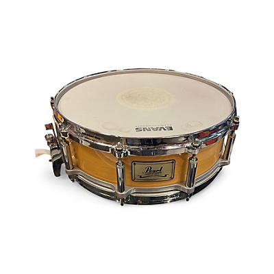 Used Pearl 14X5 Free Floating Snare Natural Drum