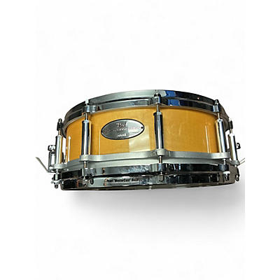 Used Pearl 14X5 Free Floating Snare Natural Drum