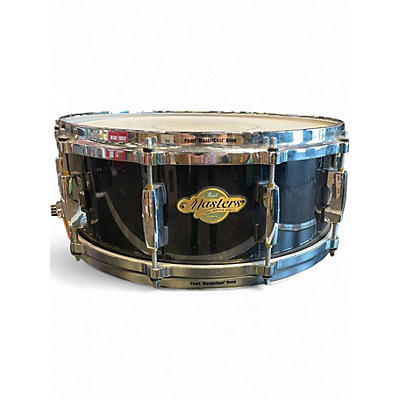 Used Pearl 14X5 Masters Premium Snare Black Drum