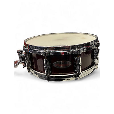 Used Pearl 14X5 Reference Snare Black Cherry Drum