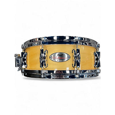 Used Pearl 14X5 Reference Snare Natural Maple Drum