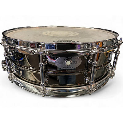Used Pearl 14X5 STA1450BR SENSITONE BEADED BRASS BLACK NICKEL OVER BRASS Drum