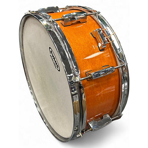 Used Pearl 14X5 session custom snare transparent orange Drum transparent orange 210