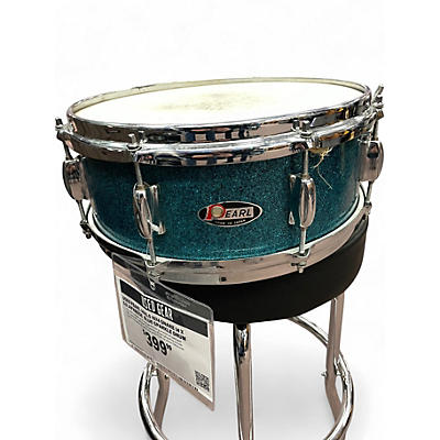 Used Pearl 14X5.5 1974 Snare 14 x 5.5 Japanese  Blue Sparkle Drum