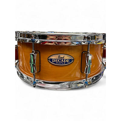 Used Pearl 14X5.5 DECADE MAPLE Natural Drum