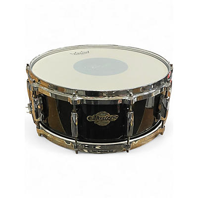 Used Pearl 14X5.5 Masters MCX  Transparent Black Lacquer Drum