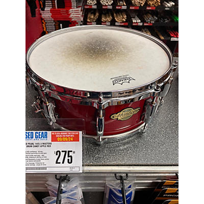 Pearl Used Pearl 14X5.5 Masters SST Drum Candy Apple Red