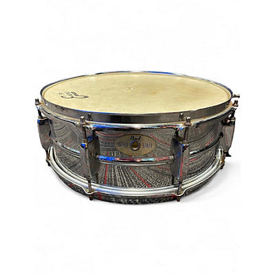 Used Pearl 14X5.5 Mirror Chrome Steel Shell Natural Drum