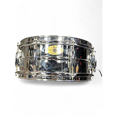 Used Pearl 14X5.5 Sensitone Snare Chrome Drum