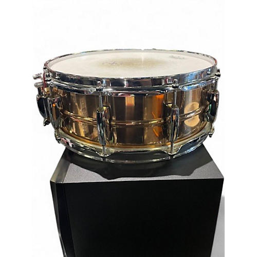 Used Pearl 14X5.5 Sensitone Snare Custom Bronze Bronze Drum Bronze 211