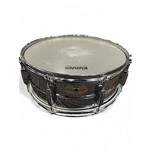 Used Pearl 14X5.5 Steel Shell Snare Mirror Chrome Drum Mirror Chrome 211