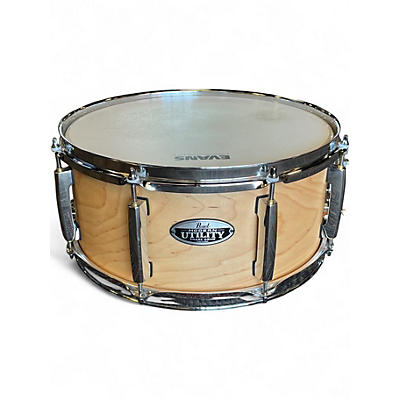 Used Pearl 14X6 Modern Utility Maple Snare Natural Drum