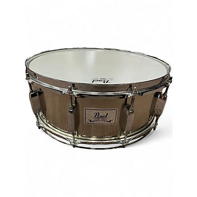 Used Pearl 14X6 STEEL SHELL Silver Drum
