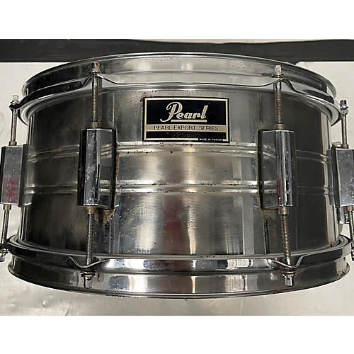 Pearl Used Pearl 14X6.5 Export Steel Drum Chrome Chrome 213