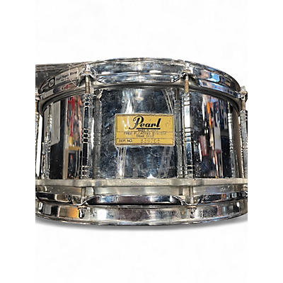 Used Pearl 14X6.5 Free Floating Snare STEEL Drum