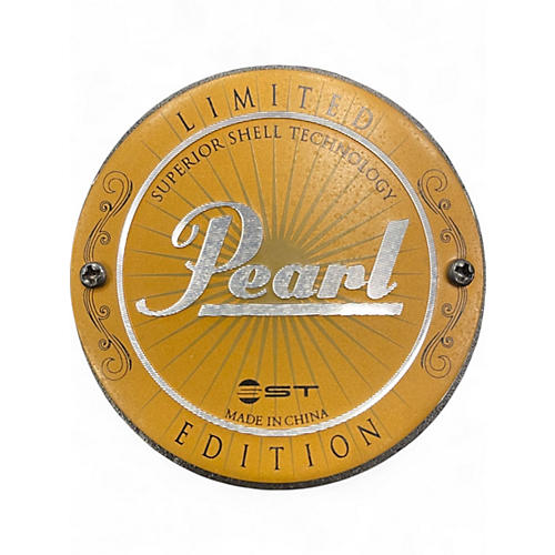 Used Pearl 14X6.5 Limited Edition Snare Black Drum Black 213