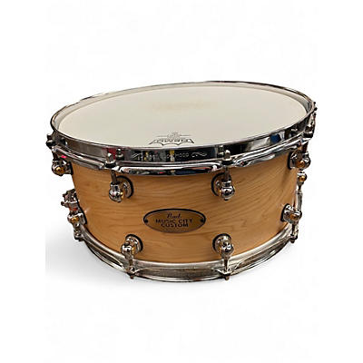 Used Pearl 14X6.5 MUSIC CITY CUSTOM MAPLE SATIN NATURAL Drum