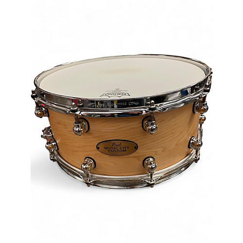 Used Pearl 14X6.5 MUSIC CITY CUSTOM MAPLE SATIN NATURAL Drum SATIN NATURAL 213