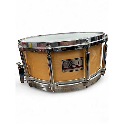 Used Pearl 14X6.5 Maple Free Floater Gloss Natural Drum
