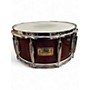 Used Pearl 14X6.5 Masters Studio Birch Snare Cherry Stain Drum Cherry Stain 213