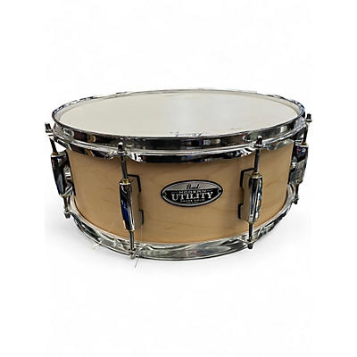 Used Pearl 14X6.5 Modern Utility Maple Snare Natural Drum