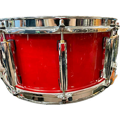 Pearl Used  Pearl 14X6.5 PROFESSIONAL SERIES SNARE Red