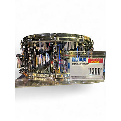 Used Pearl 14X6.5 Reference Snare Seemless Steel Drum