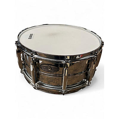 Used Pearl 14X6.5 Sensitone HERITAGE ALLOY SNARE STEEL Drum