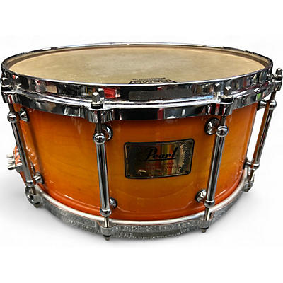 Used Pearl 14X6.5 Symphonic Snare Drum Amber Drum
