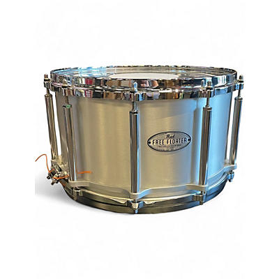 Used Pearl 14X8 Free Floater BRUSHED ALUMINIUM Drum