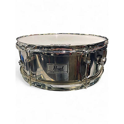 Used Pearl 14in CHROME METAL SNARE Chrome Drum