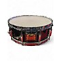 Used Pearl 14in Chad Smith Snare Gunmetal Gray Drum Gunmetal Gray 33