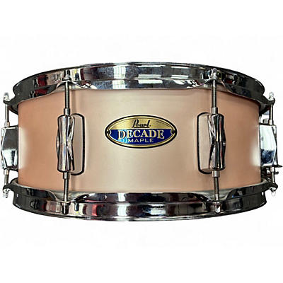 Used Pearl 14in DECADE MAPLE SNARE ROSE MIRAGE Drum