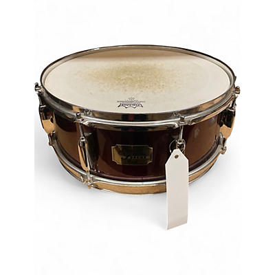 Used Pearl 14in EXPORT SERIES SNARE  RED Drum