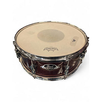 Used Pearl 14in Export Snare Red Drum
