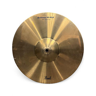 Used Pearl 14in Hi-Hat Bottom 14" Cymbal