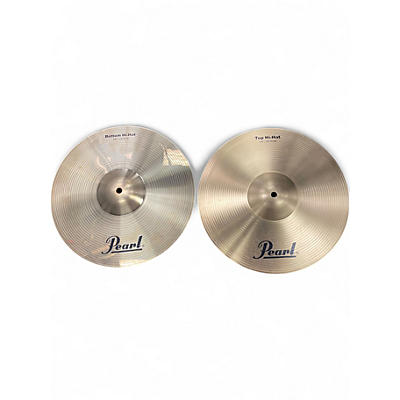 Used Pearl 14in Hi-Hat Pair Cymbal