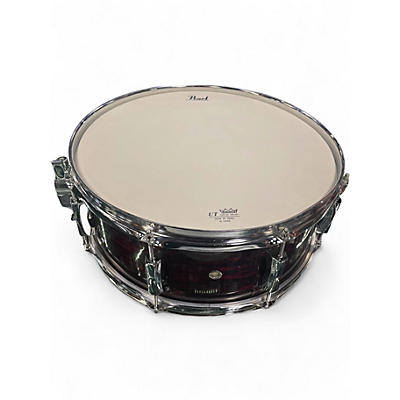 Used Pearl 14in LIMITED EDITION TAIWAN RED LAQUER Drum
