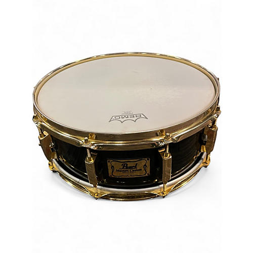 Used Pearl 14in Masters Custom MMX snare Trans Black Drum Trans Black 33