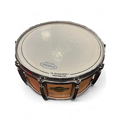 Used Pearl 14in Masters Premium Snare Natural Drum