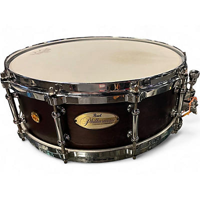 Used Pearl 14in Philharmonic Concert Snare African Mahogany Drum