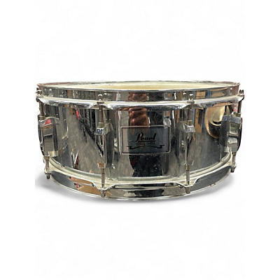 Used Pearl 14in STEEL SHELL Chrome Silver Drum