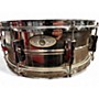 Used Pearl 14in Sensitone Snare Metallic Silver Drum Metallic Silver 33