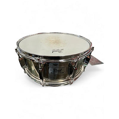 Used Pearl 14in Steel Shell Silver Drum