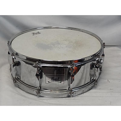 Pearl Used Pearl 14in Steel Shell Snare Drum Chrome