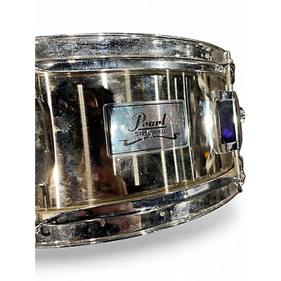 Used Pearl 14in Steel Shell Snare Steel Drum