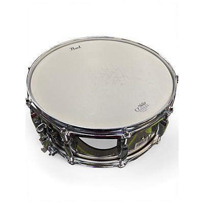 Used Pearl 14in Steel Shell Steel Gray Drum