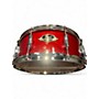 Used Pearl 14in export series snare Trans Red Drum Trans Red 33