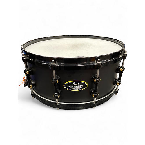 Used Pearl 14in matt halpern black Drum black 33